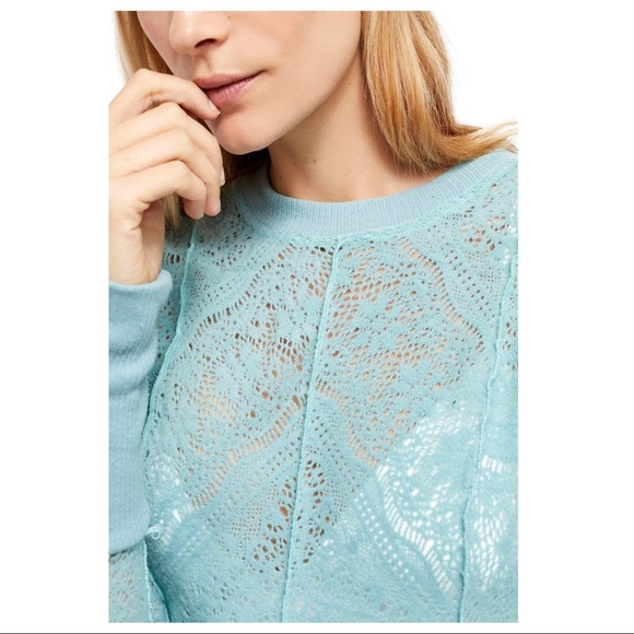 FREE PEOPLE BOHO FLOWY TUNIC SWEATER MINI A2C - Picture 7 of 16